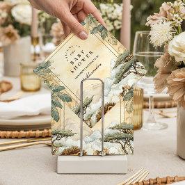 Boho Safari Animals Baby Shower Serviette