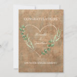 Boho Sage Green Botanical Heart Verlobung Card Save The Date<br><div class="desc">Mit dieser exquisiten Boho Verlobung Card feiern Sie die Liebe von freudlosen Paaren und allen, die eine Touch des Charmes der Natur schätzen. Darüber hinaus besticht diese boho Verlobung Card mit einem rustikalen Hintergrund und eleganten naturlich inspiriert Salbei-Grün-Blätter, die 2023 im Trend zu einer visuell faszinierenden Leinwand werden. In dieser...</div>