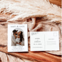 Boho Save the Date, Foto Save the Date Minimalisti