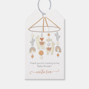 Boho Scandi Mobile Baby Shower Geschenkanhänger
