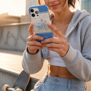 Boho-Schmetterling & Botanik iPhone 16 Pro Max Hülle
