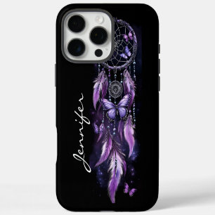 Boho-Schmetterling-Feder-Traumfänger  iPhone 16 Pro Max Hülle