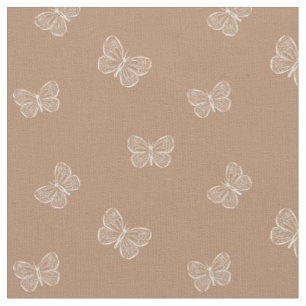 Boho-Schmetterling Moderne Mädchen Frühling Tier B Stoff