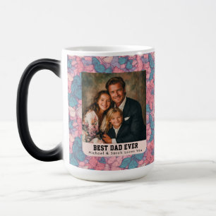 Boho-Schmetterling-Tarnung-Bouquet-Vater-Foto Verwandlungstasse