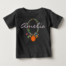 Boho Schmuck gekleidet Baby Girl Top T - Shirt