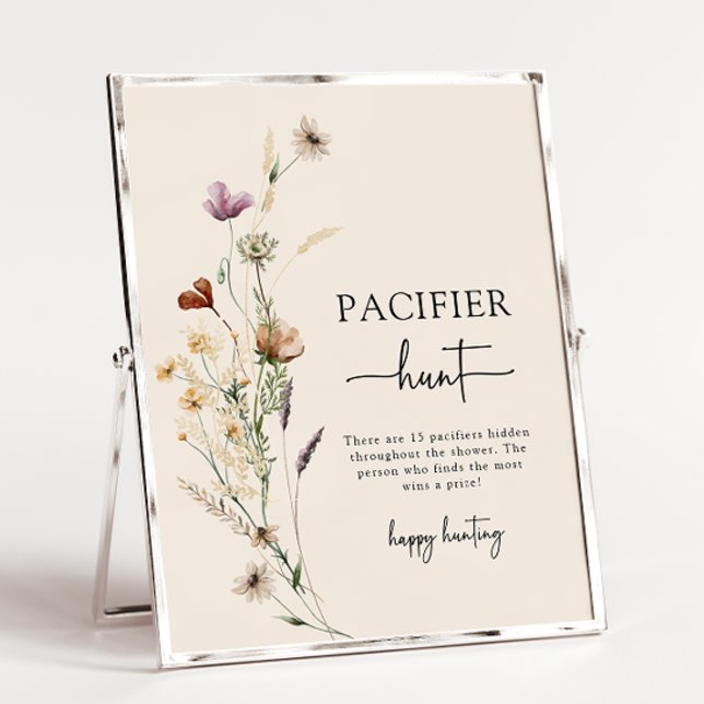 Boho Schnuller Hunter Poster (Boho Pacifier Hunter Poster
)