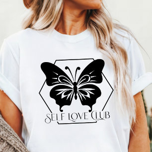 Boho Selbstliebe Club Schmetterling Empowerment Tri-Blend Shirt