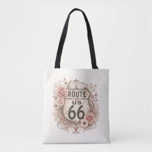 Boho Shabby Chic Mother Road-Tasche