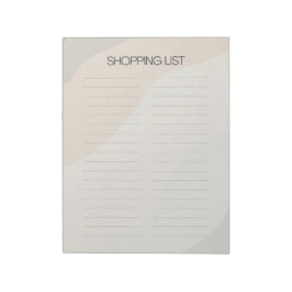 Boho Shopping List Notepad Notizblock