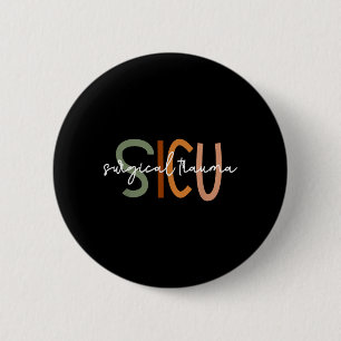 Boho SICU chirurgische Traumaintensivpflege Kranke Button