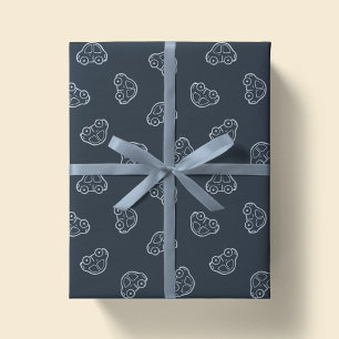 Boho Simple Autos Fahrzeug Modern Süßer Junge Dunk Geschenkpapier