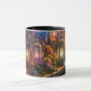 Boho Sinti und Roma Bohemisch Lanterns Kerzen Tasse