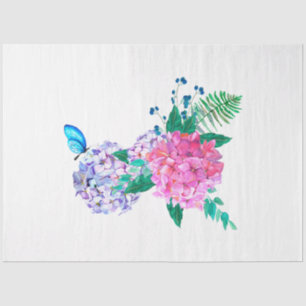 Boho Skull und Blume Serie Design 13 Seidenpapier