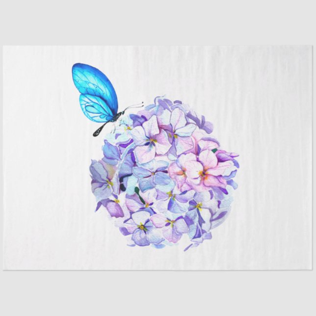 Boho Skull und Blume Serie Design 16 Seidenpapier (Vorderseite)