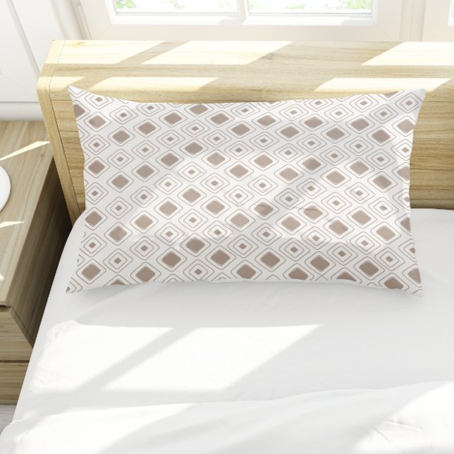 Boho Soft Neutral Tribal Geometric Aztec Muster Kissenbezug (Boho Soft Neutral Tribal Geometric Aztec Pattern Pillow Case)