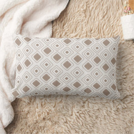 Boho Soft Neutral Tribal Geometric Aztec Muster Lendenkissen