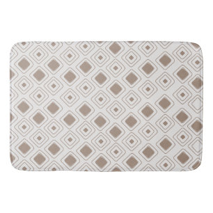 Boho Soft Neutrales Stammes-Geometrisches Aztekenm Badematte