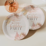 Boho Soft Pink Floral Blume Geburtstagsparty Pappteller<br><div class="desc">Das sind Boho Soft Pink Floral Blume Geburtstagsparty Paper Teller!</div>