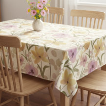 Boho Soft Pink Wasserfarbe Wildblume 