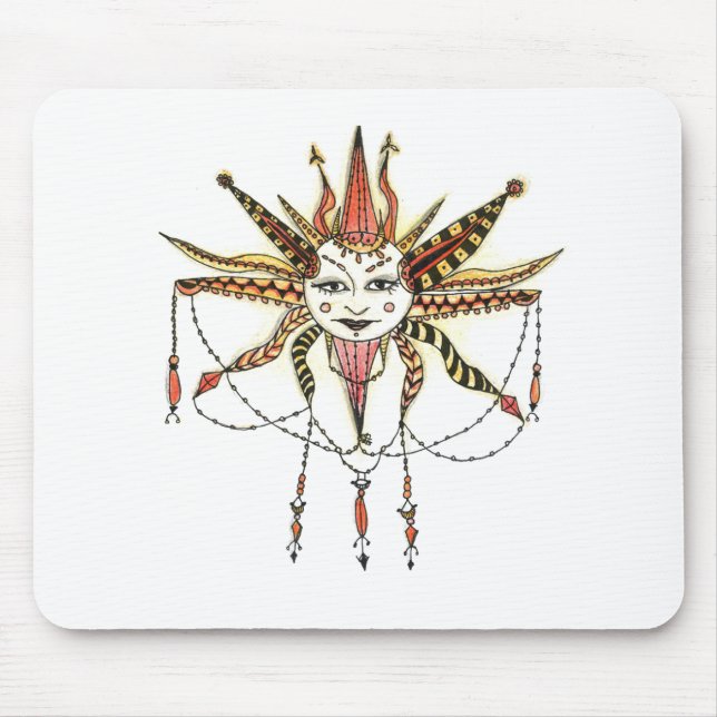 Boho Soleil Mousepad (Vorne)
