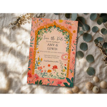 Boho-Sommer-Rosa-Blumen-Save-the-Date-Einladung