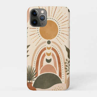 Boho-Sonne & Botanische Kunst Case-Mate iPhone Hülle