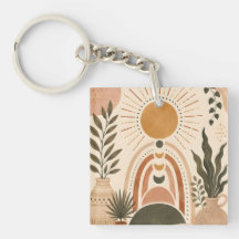 Boho-Sonne & Botanische Kunst