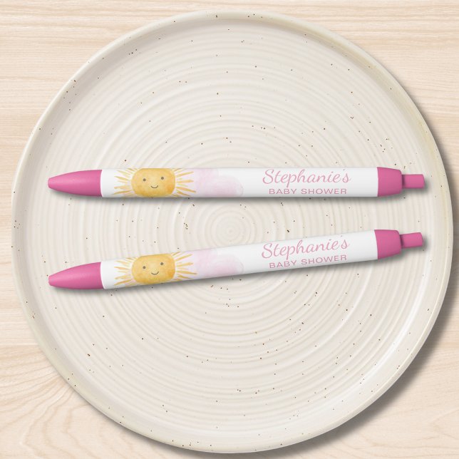Boho-Sonnen-Mädchen-Baby-Party  Kugelschreiber (Von Creator hochgeladen)