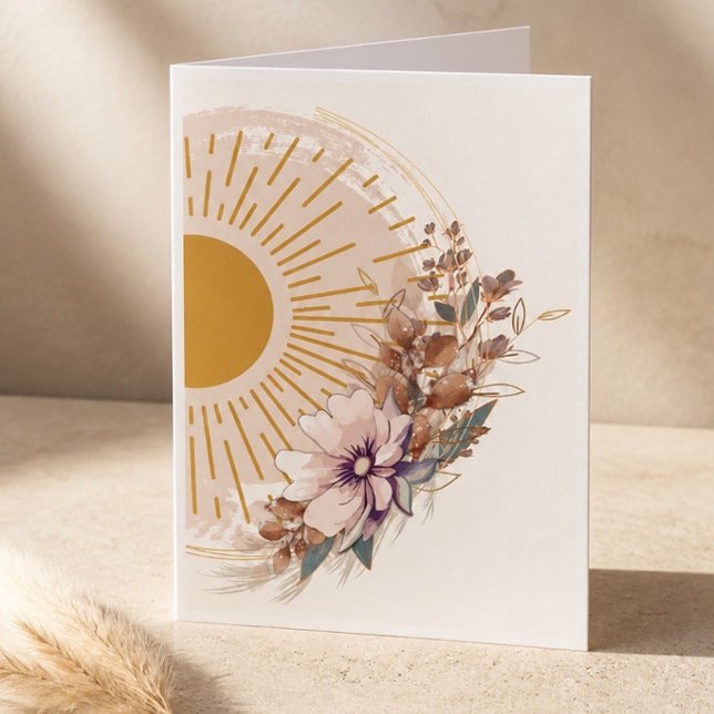 BOHO Sonnen- und Blumen-Blanko (Von Creator hochgeladen)