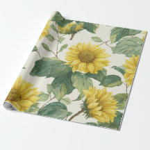 Boho-Sonnenblume Gelbes Blumenmuster Frühling Somm
