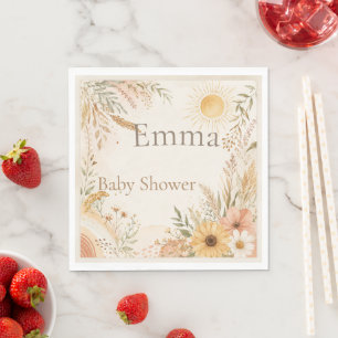 Boho-Sonnenlicht-Baby-Party-Papier-Lunch-Napkins Serviette