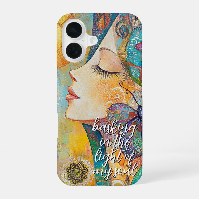 Boho Soul Glow Handyhülle iPhone 16 Hülle (Rückseite)