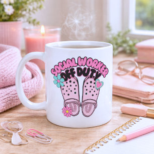 Boho-Sozialarbeiterin außer Dienst  Kaffeetasse