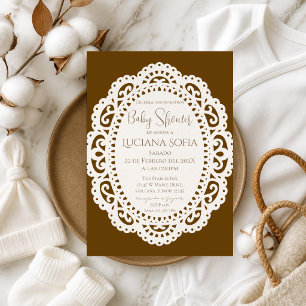 Boho spanische Babyparty-Einladung für Mädchen Einladung