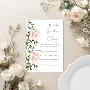Boho-Spanische Hochzeits-RSVP-Karte Begleitkarte