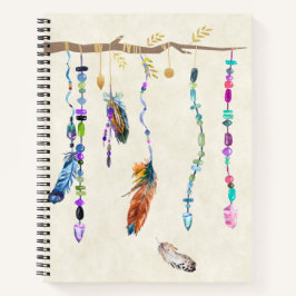 Boho Spiral Notebook Notizbuch