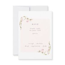 Boho Spring Botanical Corner Wildblume Hochzeit