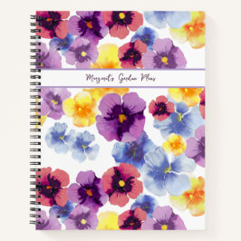 Boho Spring Garden Blume Gardener Spiral Notebook Notizbuch