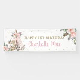 Boho-Stamm: willkommener Hintergrund Verbot von Wa Banner