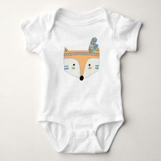 Boho Stammes- Fox-Baby-Bodysuit Baby Strampler