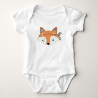 Boho Stammes- Fox-Baby-Bodysuit Baby Strampler