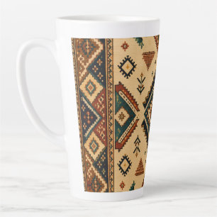 Boho-Stammes-Geometrisches Muster Kaffeetasse   Ru Milchtasse
