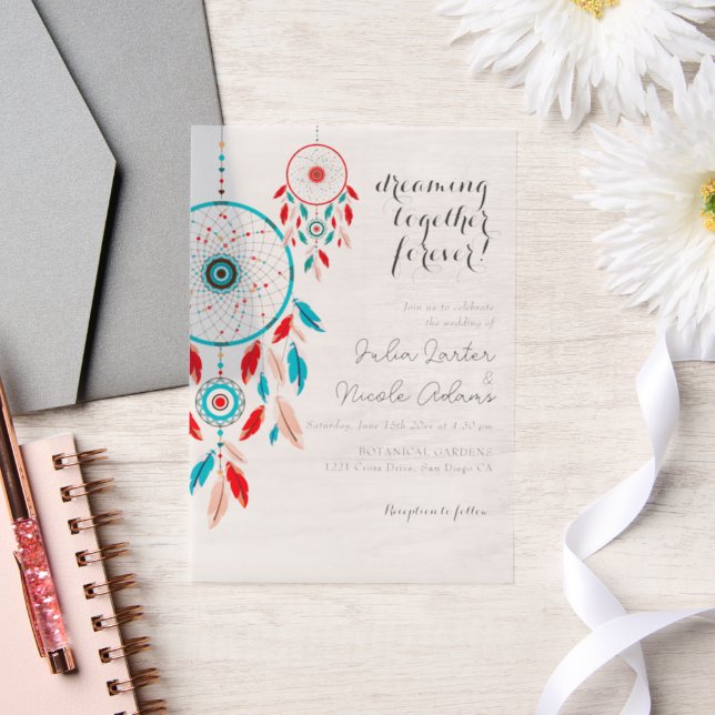 Boho-Stammfeder-Traumfänger-Hochzeit (Hochzeit)