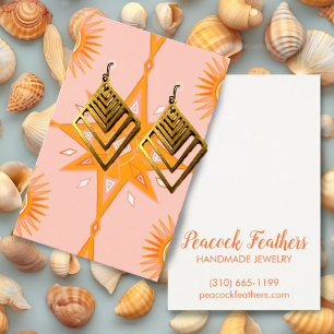 Boho Stars Earring Necklace Juwelier Display Card