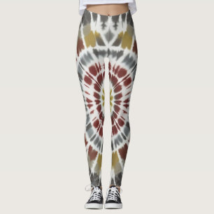 Boho Sternexplosion Gefärbte Krawatte Leggings