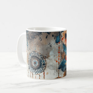 Boho Stil-Design mit Träumern Kaffeetasse