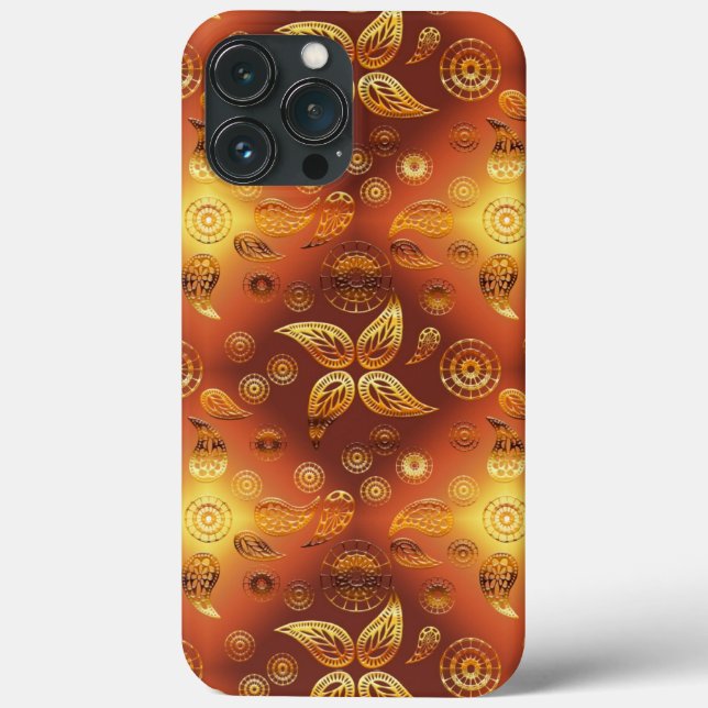 Boho-Stil Floral Ethnisch Case-Mate iPhone Hülle (Rückseite)