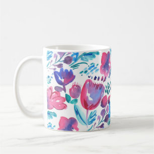 boho Stil florale rustikale Hand gezeichnete Abbil Kaffeetasse