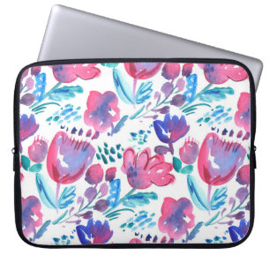boho Stil florale rustikale Hand gezeichnete Abbil Laptopschutzhülle