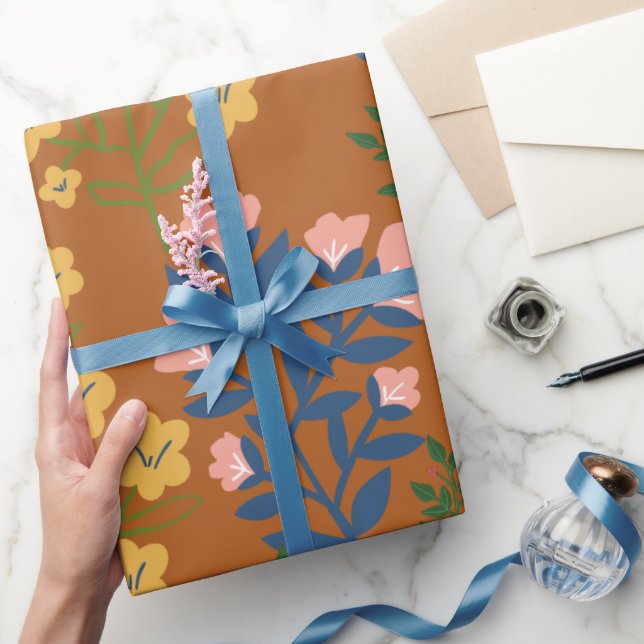 Boho-Stil Geschenkpapier (Schenken)